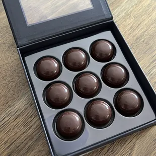 Feve and Dandelion Chocolate sea salt caramels