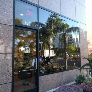Front door with no signage