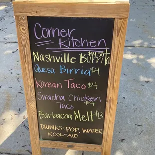 Another great day at Dandelion Pop-up! One of my favorites, Corner Kitchen!