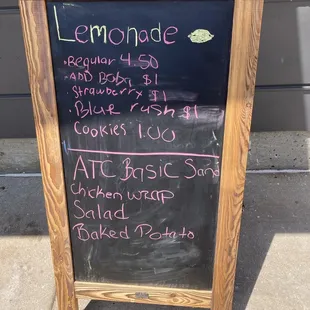 Today's menu