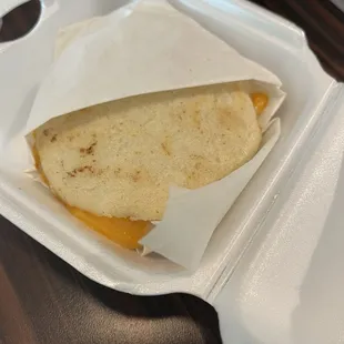 Cheese arepa