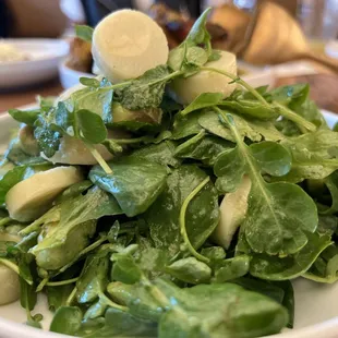 Hearts of palm avocado watercress salad...