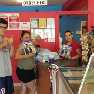 I was there at a magazine foto shoot.