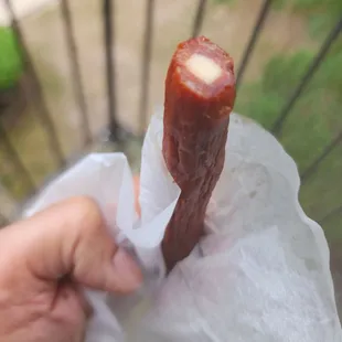 Habenaro with cheese jerky