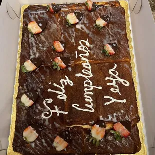 The edges are not chocolate.. that&apos;s burnt!