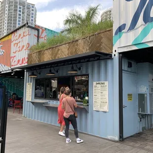 Outside of Dang Dude location (located in Sparkman Wharf, downtown Tampa)