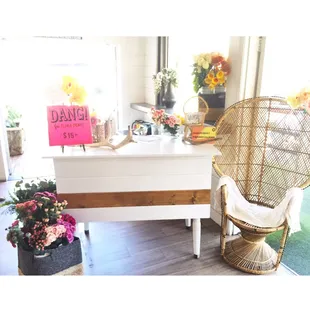 Ask about our flower crown PoP up station!