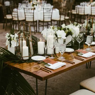Modern Farm Table rental. Photo http://hannahcostello.com/