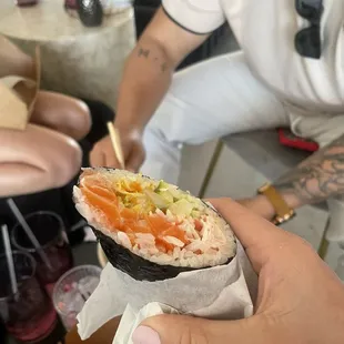 Lemon on Main burrito wrap .