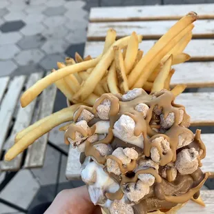 Happy Hour cone and fries!