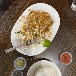 Reheated food. Disgusting! All for $13 that what they did.