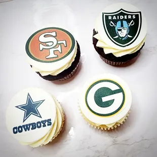 a variety of cupcakes