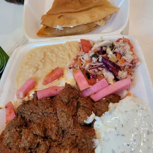 Kafta plate $12.50 yum
