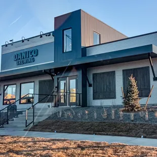 the outside of the building