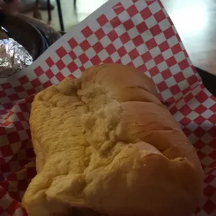 Home made bread was awesome