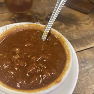 Fresh made chili