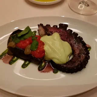 Poulpe Grill au Feu de Bois