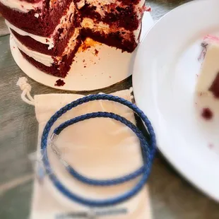 Tiny keto red velvet cake! Perfect!!! Xoxo