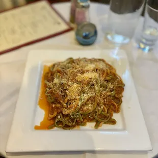 Spaghetti Carne Green Linguine Salsa Carne