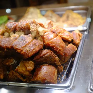 a variety of food items