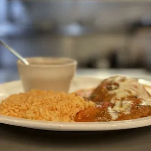 Chile Relleno with Charros