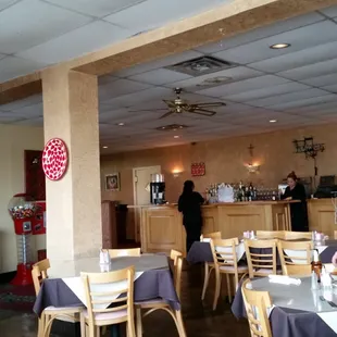 Inside clean and quite.