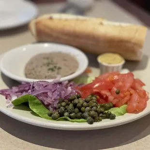 a plate of food