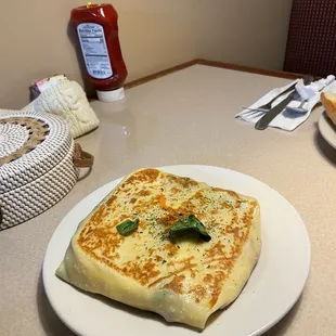 The crepe batter is well made.