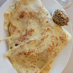 Ham and Artichoke Crêpe
