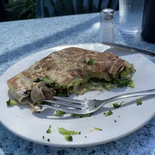Broccoli & Mushroom Crepe