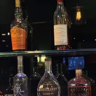 Nice selection of bourbon
