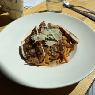 Southwest pasta had a nice kick and cooked perfectly