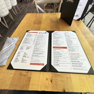 Dinner Menu