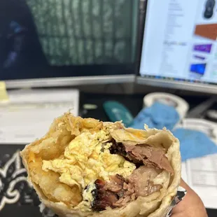 Breakfast burrito