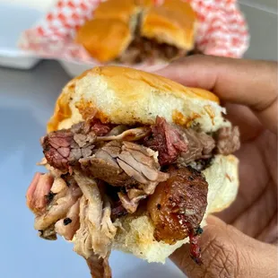 Brisket Sliders. Dinner 8/13/2021