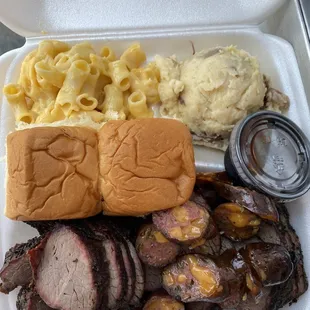 Three 3 Meat Plate Combo