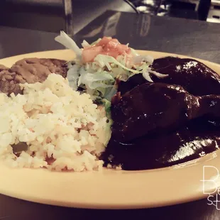 Todays lunch special   #chickenmole