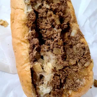 Small classic cheesesteak - $6.99 - 7&quot;