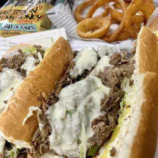 Ultimate Cheesesteak Large Onion Rings