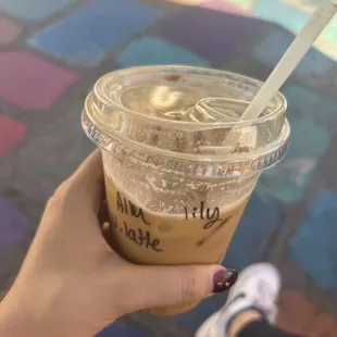 Iced Vanilla Latte