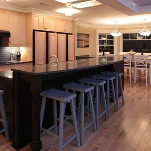 Kitchen furniture and furnishings.