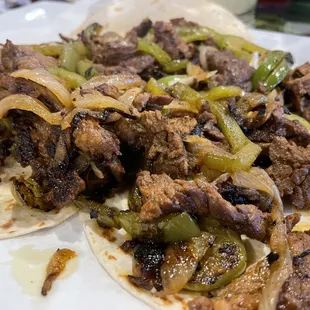 Taco Fajita with Steak