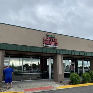 the front of the restaurant