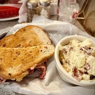 Reuben Sandwich &amp; Potato Salad