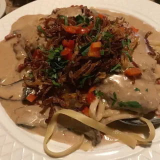 Veal In A Madeira Cream Sauce