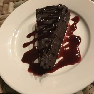 Chocolate Truffle Cake With Raspberry Sauce