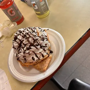 waffles, food