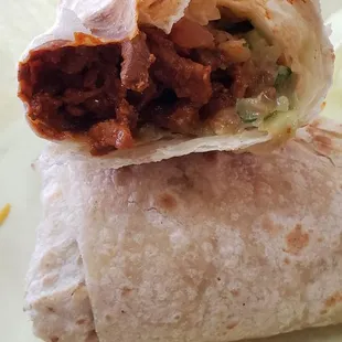Adobado burrito