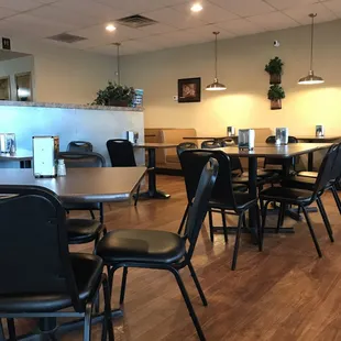 Inside is clean and tidy!