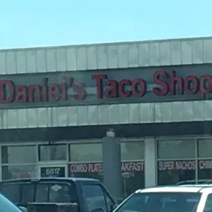 Front of the restaurant